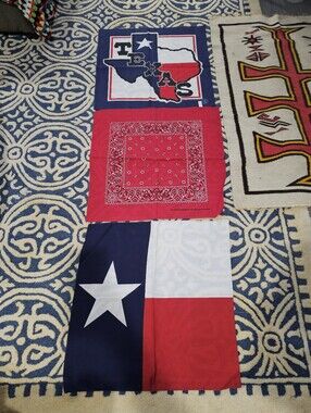 Texas Patriotic Bandana Lot